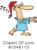 Sleeping Clipart #1048113 by toonaday