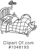 Sleeping Clipart #1048193 by toonaday
