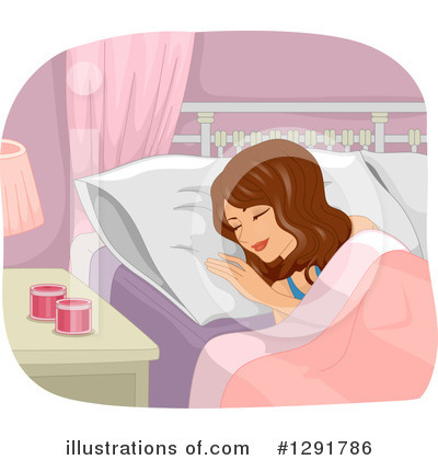 Royalty-Free (RF) Sleeping Clipart Illustration by BNP Design Studio - Stock Sample #1291786