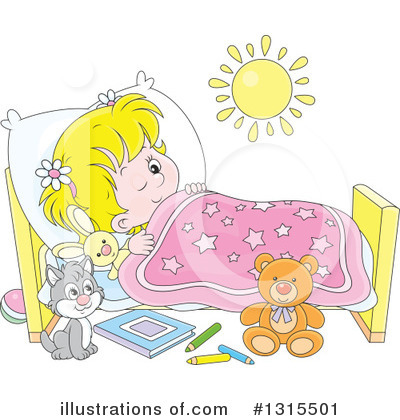 Bed Clipart #1315501 by Alex Bannykh