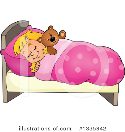 Royalty-Free (RF) Sleeping Clipart Illustration by visekart - Stock Sample #1335842