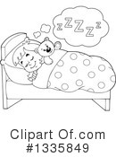 Sleeping Clipart #1335849 by visekart