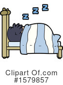 Sleeping Clipart #1579857 by lineartestpilot