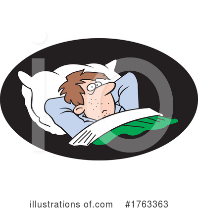 Royalty-Free (RF) Sleeping Clipart Illustration by Johnny Sajem - Stock Sample #1763363
