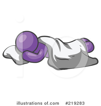 Royalty-Free (RF) Sleeping Clipart Illustration by Leo Blanchette - Stock Sample #219283