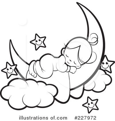 Royalty-Free (RF) Sleeping Clipart Illustration by Lal Perera - Stock Sample #227972