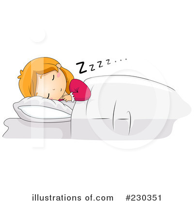 Royalty-Free (RF) Sleeping Clipart Illustration by BNP Design Studio - Stock Sample #230351