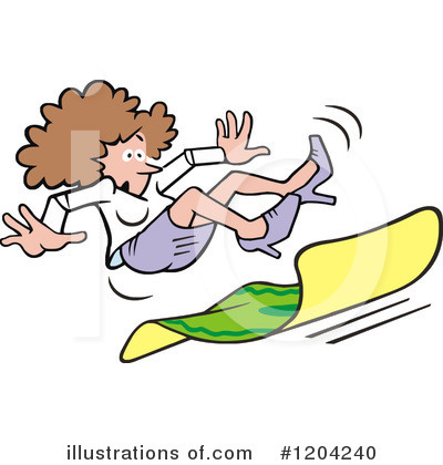 Slipping Clipart #1204240 by Johnny Sajem
