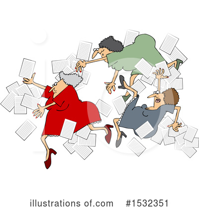 Royalty-Free (RF) Slipping Clipart Illustration by djart - Stock Sample #1532351