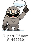 Sloth Clipart #1466930 by Cory Thoman