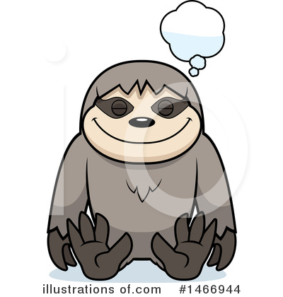 Royalty-Free (RF) Sloth Clipart Illustration by Cory Thoman - Stock Sample #1466944