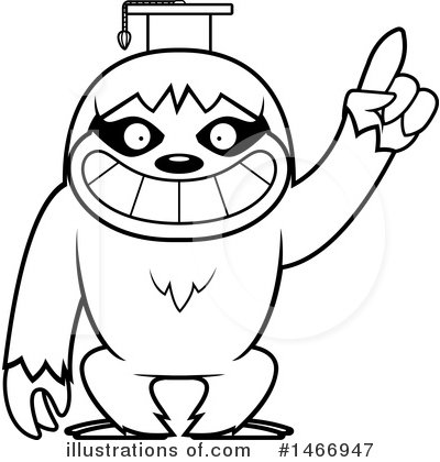 Royalty-Free (RF) Sloth Clipart Illustration by Cory Thoman - Stock Sample #1466947