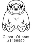 Sloth Clipart #1466950 by Cory Thoman