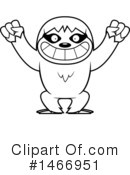Sloth Clipart #1466951 by Cory Thoman