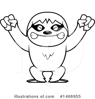 Royalty-Free (RF) Sloth Clipart Illustration by Cory Thoman - Stock Sample #1466955