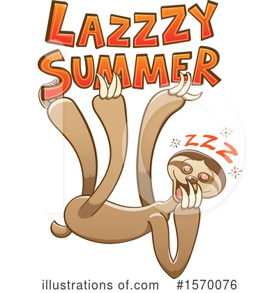 Royalty-Free (RF) Sloth Clipart Illustration by Zooco - Stock Sample #1570076