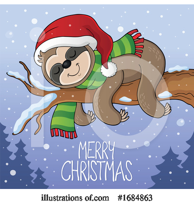 Royalty-Free (RF) Sloth Clipart Illustration by visekart - Stock Sample #1684863