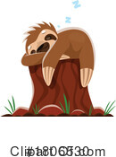 Sloth Clipart #1806530 by Vector Tradition SM