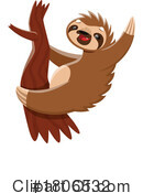 Sloth Clipart #1806532 by Vector Tradition SM