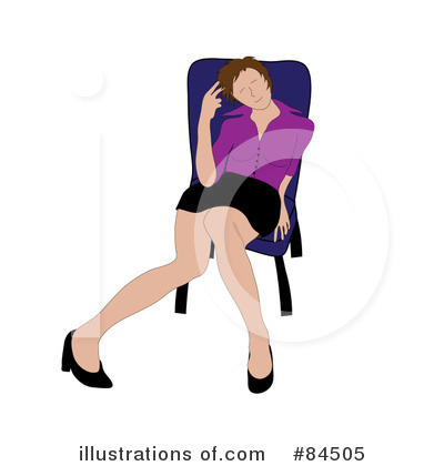 Royalty-Free (RF) Slouching Clipart Illustration by Pams Clipart - Stock Sample #84505