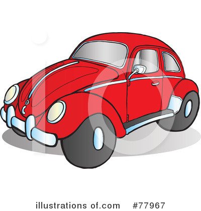Royalty-Free (RF) Slug Bug Clipart Illustration by Snowy - Stock Sample #77967