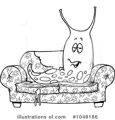 Royalty-Free (RF) Slug Clipart Illustration by toonaday - Stock Sample #1048186