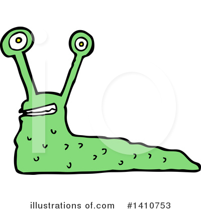 Royalty-Free (RF) Slug Clipart Illustration by lineartestpilot - Stock Sample #1410753