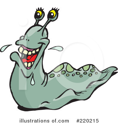 Royalty-Free (RF) Slug Clipart Illustration by Dennis Holmes Designs - Stock Sample #220215
