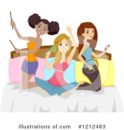 Slumber Party Clipart #1212483 - Illustration by BNP Design Studio