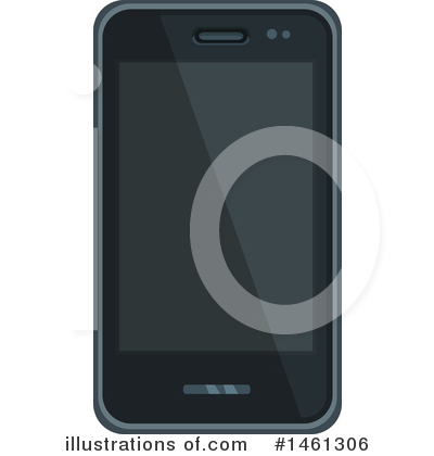 Royalty-Free (RF) Smart Phone Clipart Illustration by Vector Tradition SM - Stock Sample #1461306