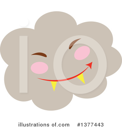 Clouds Clipart #1377443 by Cherie Reve
