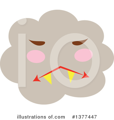Clouds Clipart #1377447 by Cherie Reve