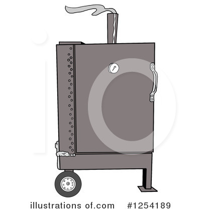 Royalty-Free (RF) Smoker Clipart Illustration by LaffToon - Stock Sample #1254189