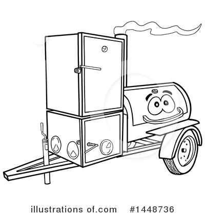 Royalty-Free (RF) Smoker Clipart Illustration by LaffToon - Stock Sample #1448736
