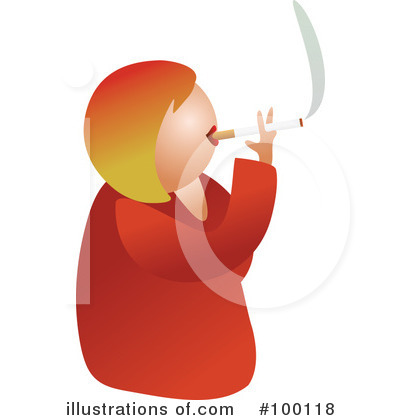 Royalty-Free (RF) Smoking Clipart Illustration by Prawny - Stock Sample #100118