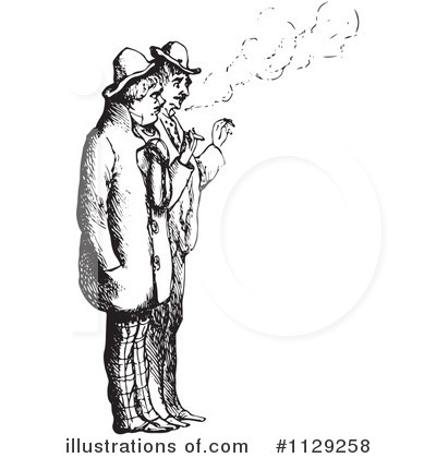 Royalty-Free (RF) Smoking Clipart Illustration by Picsburg - Stock Sample #1129258