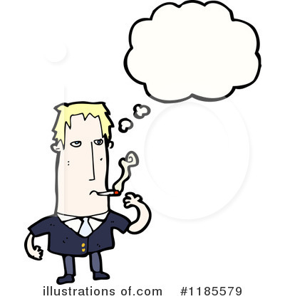 Royalty-Free (RF) Smoking Clipart Illustration by lineartestpilot - Stock Sample #1185579