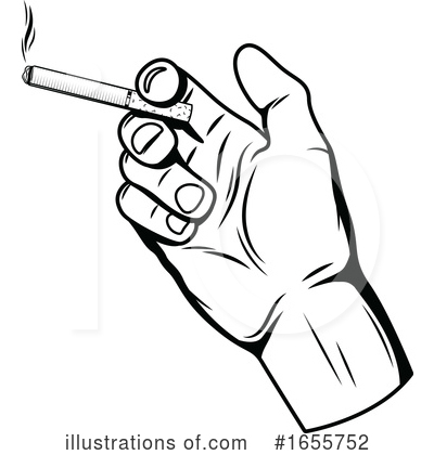 Royalty-Free (RF) Smoking Clipart Illustration by Vector Tradition SM - Stock Sample #1655752