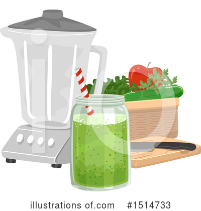 Royalty-Free (RF) Smoothie Clipart Illustration by BNP Design Studio - Stock Sample #1514733