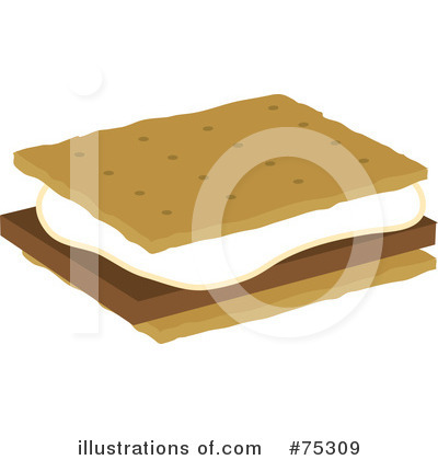 Royalty-Free (RF) Smores Clipart Illustration by Rosie Piter - Stock Sample #75309