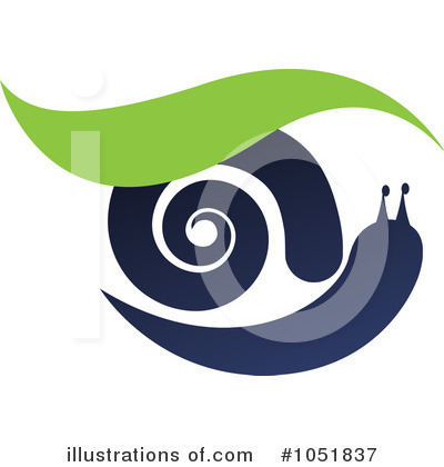 Royalty-Free (RF) Snail Clipart Illustration by Eugene - Stock Sample #1051837