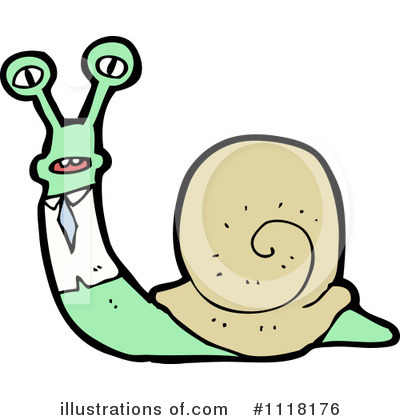 Royalty-Free (RF) Snail Clipart Illustration by lineartestpilot - Stock Sample #1118176