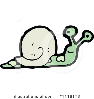 Royalty-Free (RF) Snail Clipart Illustration by lineartestpilot - Stock Sample #1118178