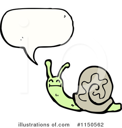 Royalty-Free (RF) Snail Clipart Illustration by lineartestpilot - Stock Sample #1150562