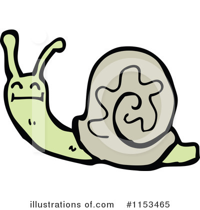 Royalty-Free (RF) Snail Clipart Illustration by lineartestpilot - Stock Sample #1153465