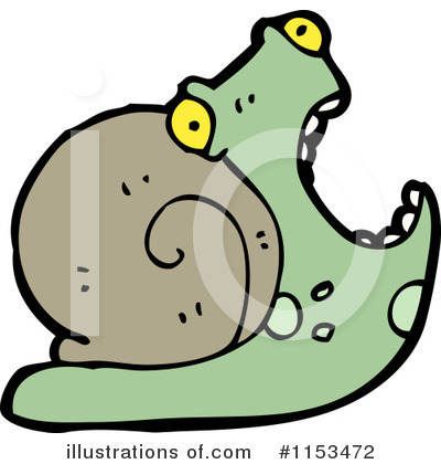Royalty-Free (RF) Snail Clipart Illustration by lineartestpilot - Stock Sample #1153472