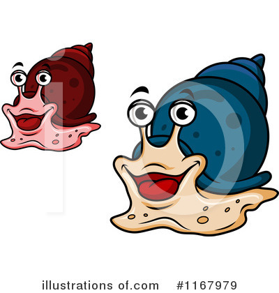 Royalty-Free (RF) Snail Clipart Illustration by Vector Tradition SM - Stock Sample #1167979