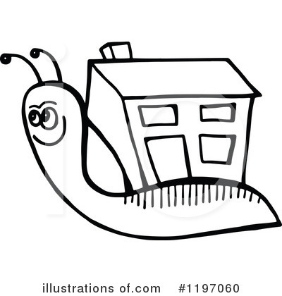 Royalty-Free (RF) Snail Clipart Illustration by Prawny - Stock Sample #1197060