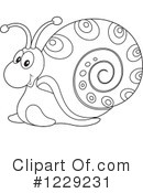 Snail Clipart #1229231 by Alex Bannykh