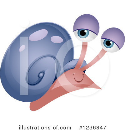 Royalty-Free (RF) Snail Clipart Illustration by BNP Design Studio - Stock Sample #1236847
